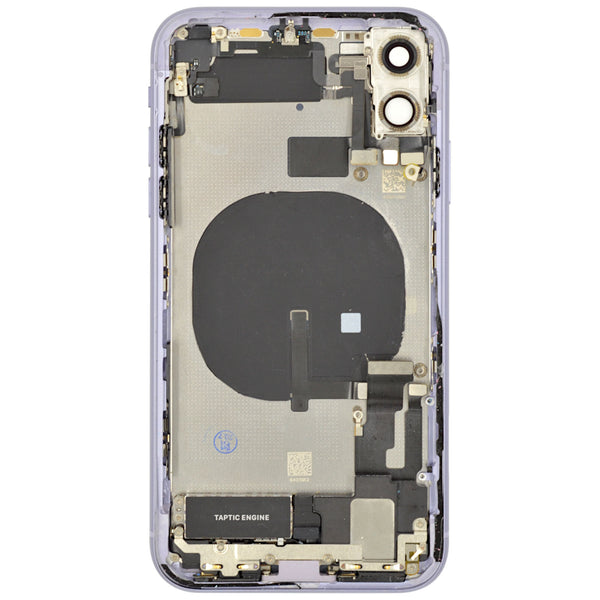 iPhone 11 Gehäuse Backcover lila bestückt "PULLED" EU