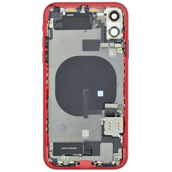 iPhone 11 Gehäuse Backcover rot bestückt "PULLED" EU