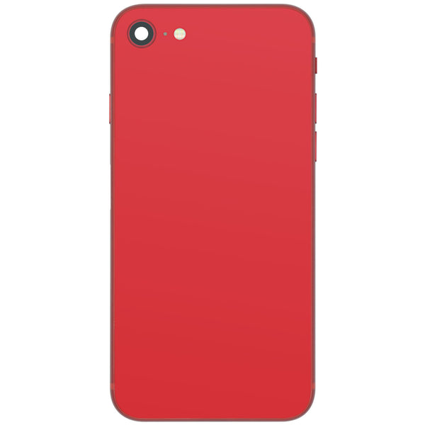 iPhone SE 2020 Gehäuse Backcover bestückt rot "PULLED" US
