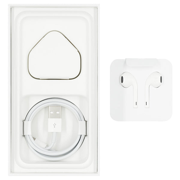 Apple CPO-Verpackung inkl. Kabel. EarPods und UK-Netzteil für iPhone XS