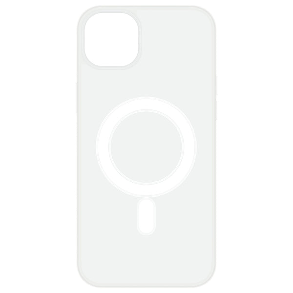 iPhone 14 Plus Silicon Clear Case (Stoß- und Kratzfest) MagSafe-kompatibel im Blister